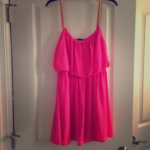 Pink party dress